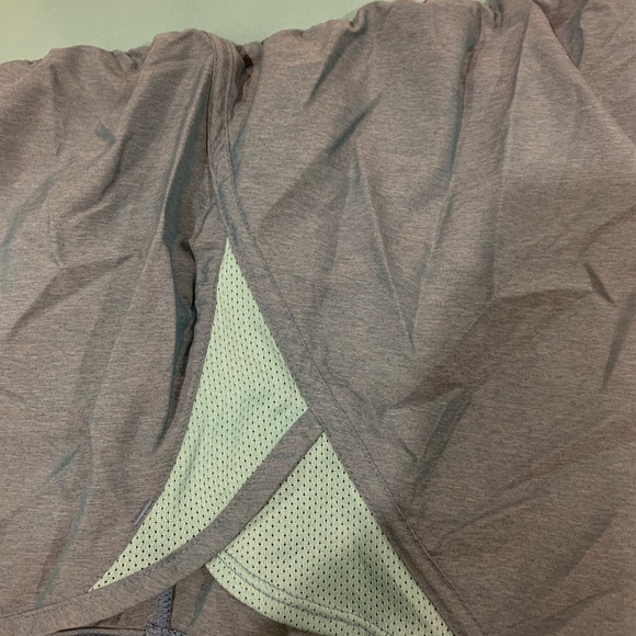 Under Armour Athletic shorts. Blue/teal/gray. Size-SM. Worn once. New condition. - Picture 4 of 5